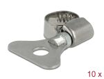 DELOCK Schlauchschelle, Flügelmutter 8-12mm 10 Stk....