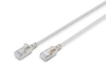 Digitus CAT 6A F-FTP Slim Patchkabel, 3m, Grau