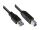 Alcasa 2710-S002 USB Kabel USB 3.2 Gen 1 (3.1 Gen 1) 0,2 m USB A USB B 5 Gbit/s Schwarz