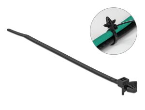 DELOCK Kabelbinder mit Spreizanker L 160 x B 4 mm schwarz