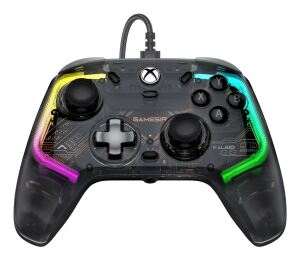 GameSir Kaleid Schwarz, Transparent USB Gamepad Analog / Digital Xbox One, Xbox Series S, Xbox Series X