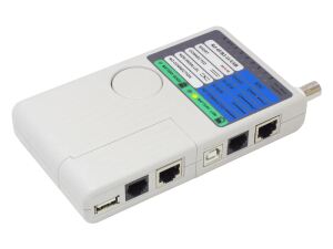 Alcasa GC-N0097 Netzwerkkabel-Tester UTP/STP-Kabeltester Grau