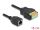 DeLOCK RJ45 Kabel Cat.5e Buchse zu Terminalblock Adapter mit Drucktaster 15 cm