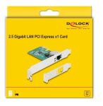DELOCK PCI Express x1 Karte zu 1 x RJ45 2,5GB LAN RTL8125