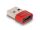 DeLOCK USB 2.0 Adapter USB Typ-A Stecker zu USB Type-C Buchse rot