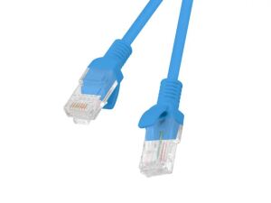 Lanberg PCU6-10CC-0050-B Netzwerkkabel Blau 0,5 m Cat6 U/UTP (UTP)
