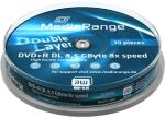 MediaRange MR466 DVD-Rohling 8,5 GB DVD+R DL 10...