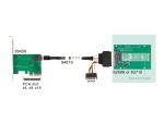 DELOCK Adapter U.2 Mini SAS HD -> M.2 NGFF Key M Slot