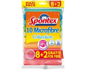 Spontex Microfibre Collection 8+2 Gratis