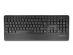 DELOCK USB Tastatur und Maus Set 2,4 GHz kabellos schwarz