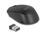 DELOCK USB Tastatur und Maus Set 2,4 GHz kabellos schwarz
