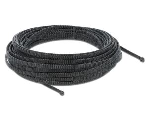 DELOCK Geflechtschlauch dehnbar 10m x 3mm schwarz