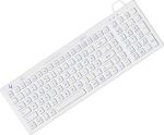 KeySonic KSK-6031INEL-Wh (DE), Kompakt Hygienetastatur,...