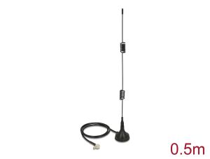 DELOCK LTE-Antenne TS-9 2-3dBi 90° starr m. Standfuß
