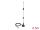 DELOCK LTE-Antenne TS-9 2-3dBi 90° starr m. Standfuß