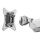 LogiLink BP0090 Flachbildschirm-Tischhalterung 68,6 cm (27") Tisch/Bank Silber
