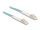 DELOCK LWL Kabel LC Duplex zu LC Duplex Multimode OM3 10 m