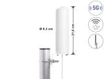 DELOCK 5G LTE Antenne SMA Stecker 3 - 5 dBi starr omnidir ws