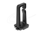 DELOCK Kabelbügel 70 x 24 mm mit Montageplatte schwarz