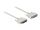 DELOCK Serielles Kabel D-Sub 25 Stecker zu Buchse 1 m
