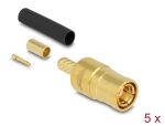 DeLOCK SMB Stecker zum Crimpen RG-174 / RG-316 mit...