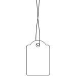 HERMA Hängeetiketten 15x24 mm mit Faden weiß...