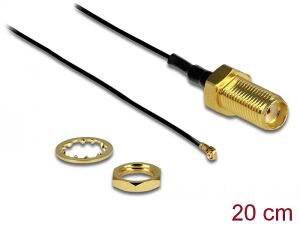 DELOCK HF Kabel HF SMA Bu Einbau > MHF IVHSC MXHP32 ST