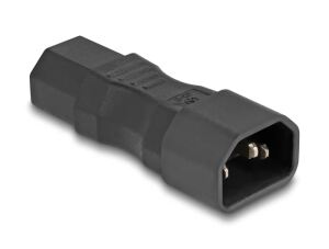 DeLOCK Netzadapter IEC 60320 - C14 auf C13, Stecker / Buchse, 10 A, gerade