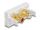 DeLOCK Easy 45 Modul 2 x Cinch Buchse, Farbring rot / weiß 22,5 x 45 mm