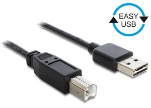 DeLOCK 2m USB 2.0 A - B m/m USB Kabel USB A USB B 0,48 Gbit/s Schwarz