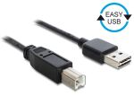 DeLOCK 2m USB 2.0 A - B m/m USB Kabel USB A USB B 0,48 Gbit/s Schwarz