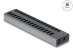 DELOCK Externer USB 5 Gbps Hub mit 16 Ports + Schalter