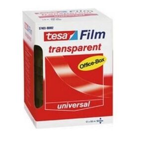 tesafilm Office Box Rolle 66m 19mm transparent 8St.