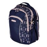 Herlitz Ultimate Blossom Rucksack Schulrucksack Beige, Navy Polyester