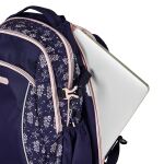 Herlitz Ultimate Blossom Rucksack Schulrucksack Beige, Navy Polyester