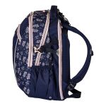 Herlitz Ultimate Blossom Rucksack Schulrucksack Beige, Navy Polyester