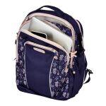 Herlitz Ultimate Blossom Rucksack Schulrucksack Beige, Navy Polyester
