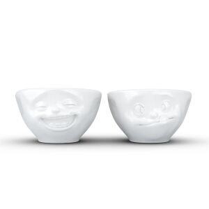 FIFTYEIGHT Schälchen Set 100ml - Lachend Lecker weiß