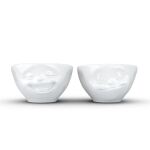 FIFTYEIGHT Schälchen Set 100ml - Lachend Lecker weiß