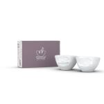 FIFTYEIGHT Schälchen Set 100ml - Lachend Lecker weiß