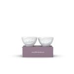 FIFTYEIGHT Schälchen Set 100ml - Lachend Lecker weiß