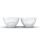 FIFTYEIGHT Schälchen Set 100ml - Lachend Lecker weiß