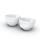 FIFTYEIGHT Schälchen Set 100ml - Lachend Lecker weiß