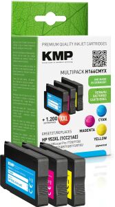 KMP 1748,4050 Druckerpatrone Kompatibel Hohe (XL-) Ausbeute Cyan, Magenta, Gelb