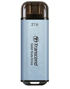 Transcend ESD300 Thunderbolt-Technologie 2 TB USB Typ-A auf USB Typ-C USB 3.2 Gen 2x2 Blau
