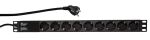 LogiLink PDU9C03 Spannungsschutz Schwarz 9...