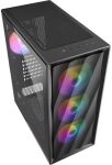 Sharkoon Gehäuse VK4 Rainbow ATX 1xGlas schwarz