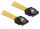 DeLOCK 0.3m SATA Cable SATA-Kabel 0,3 m Gelb