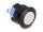 DeLOCK Drucktaster zum Einbau 16 mm 2 x Schraubklemme Taster flach Kunststoff Snap in Montage