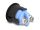 DeLOCK Drucktaster zum Einbau 16 mm 2 x Schraubklemme Taster flach Kunststoff Snap in Montage